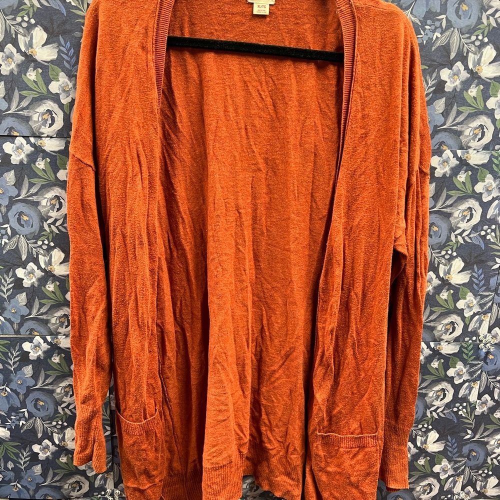 Mossimo rust cardigan